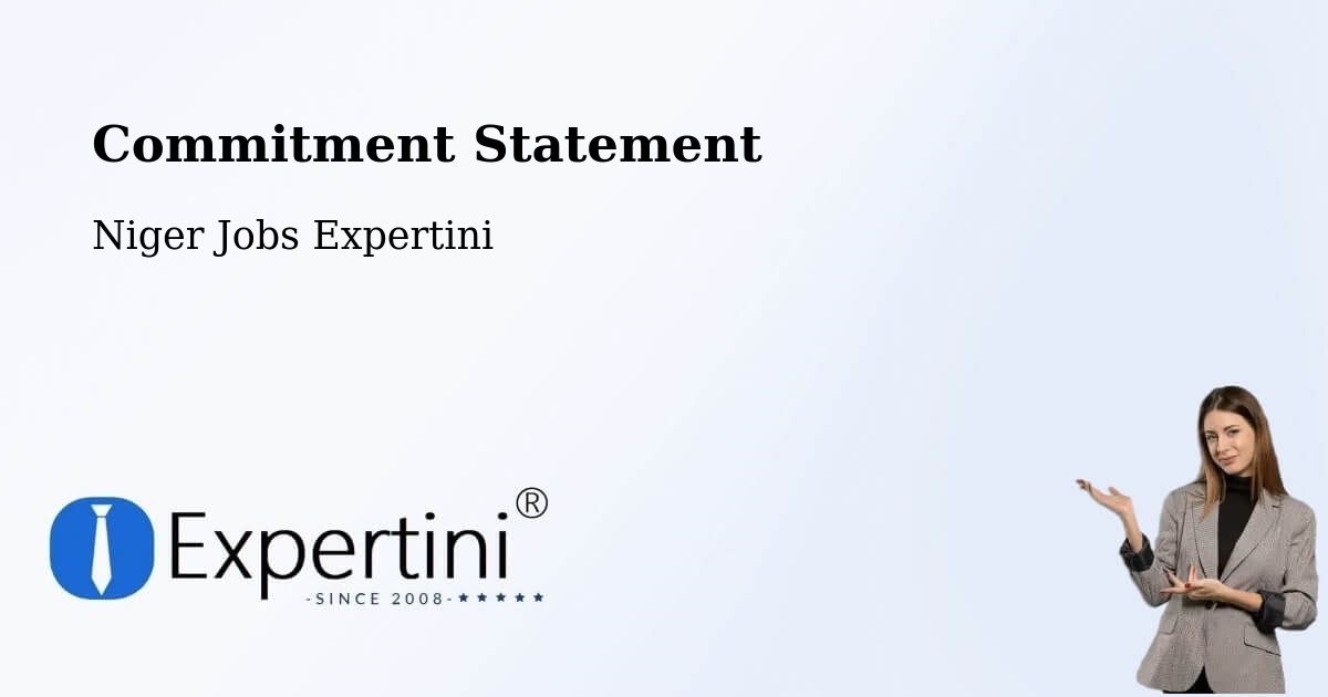 Corporate Commitment – Dosso - Niger Jobs Expertini