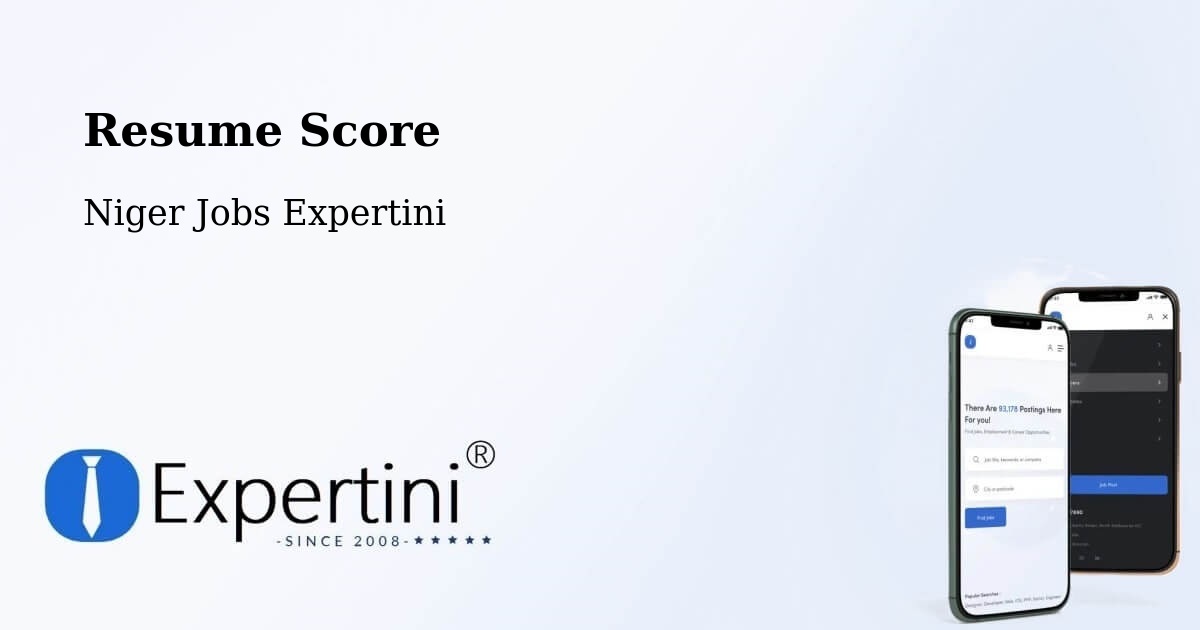 Resume Score & Job Description Match Tool – Dosso - Niger Jobs Expertini